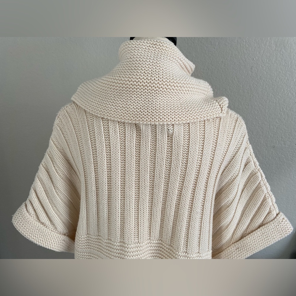 Alice+Olivia 100% Merino Wool Cowl Neck Printed Knit Long Sweater Size Small - Picture 8 of 10
